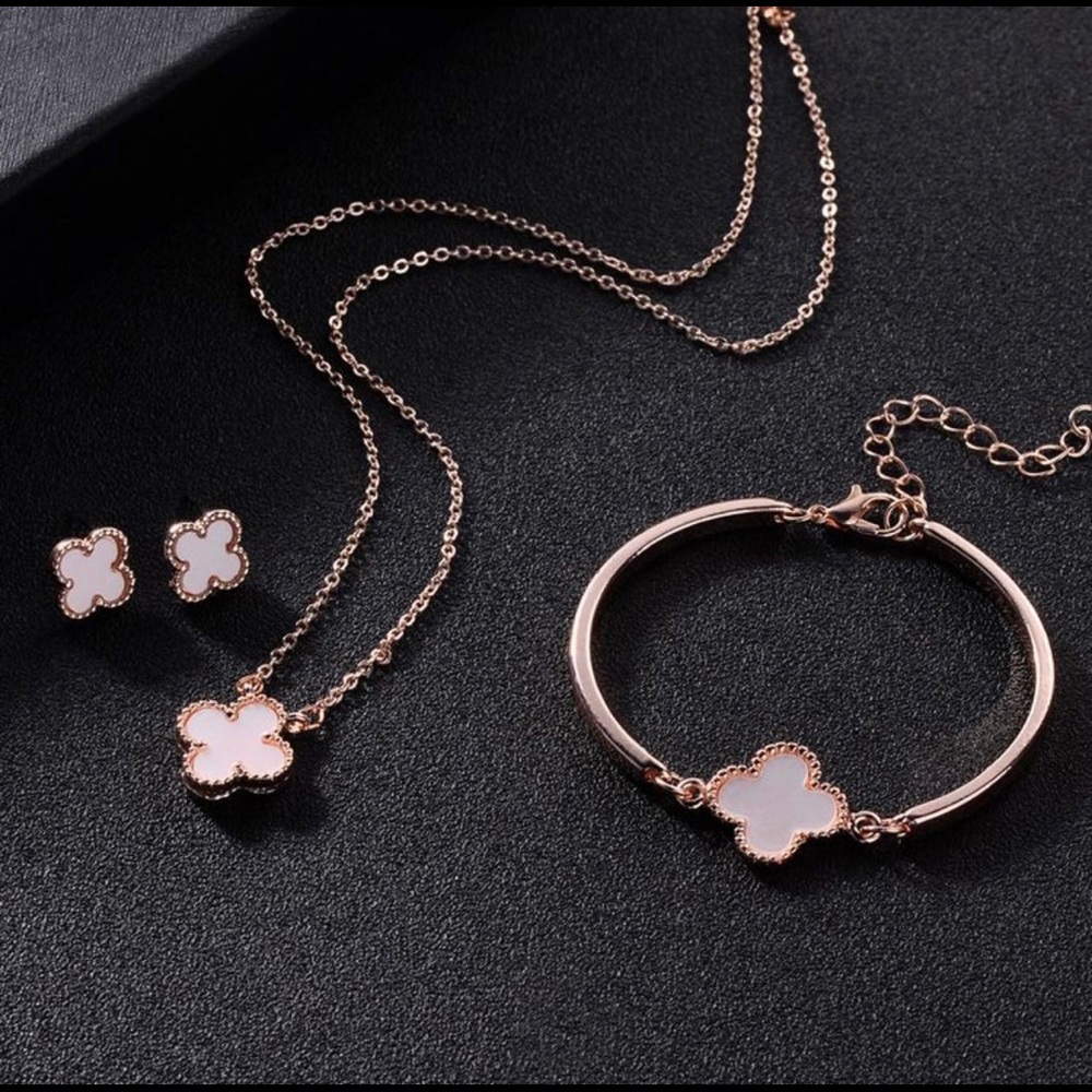 Jewelry Set Earrings Necklace Bracelet